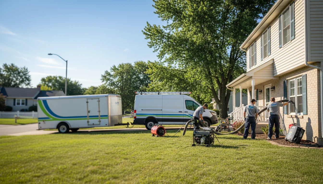 Flooded Basement Restoration And Cleanup With Repair in Bancroft, IA near me